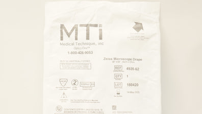 MTI 4920-62 Zeiss Microscope Drape 20inch x 62inch